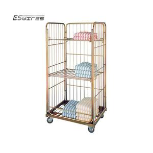 กรงซักผ้าขนาดใหญ่เคลื่อนย้ายได้ง่ายตาข่ายลวดเชื่อมเต็มรูปแบบดีไซน์เพื่อความปลอดภัยในเชิงพาณิชย์ - Product Image 3