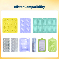 Machine d'emballage sous blister automatique compacte DPP pour comprimés et capsules en aluminium et PVC, avec fonction de formage et de scellage de plaques plates, à vendre