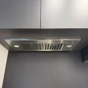 Hotte de cuisine 28 pouces 1000m³/h, filtre à déflecteur, moteur ultra silencieux, 3 vitesses, éclairage LED en acier inoxydable - Product Image 1