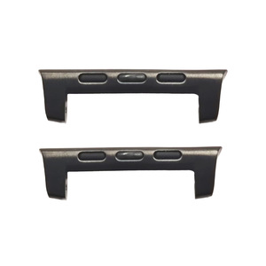 1 par de adaptadores de conector de correa de <span class=keywords><strong>reloj</strong></span> de acero inoxidable para <span class=keywords><strong>Apple</strong></span> <span class=keywords><strong>Watch</strong></span> de 41 mm, 45 mm, Ultra3 de 49 mm - Product Image 3