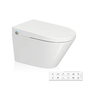 Baño de lujo <span class=keywords><strong>suspendido</strong></span> colgado en la pared Bidé <span class=keywords><strong>inodoro</strong></span> de cerámica inteligente Wc - Product Image 5