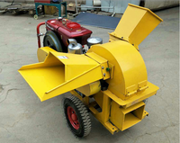 Broyeur de bois électrique industriel, broyeur de sciure, broyeur de troncs d'arbres de petite taille avec moteur, capacité de 400-5000 kg/h