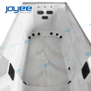 JOYEE di alta qualità Aristech acrilico <span class=keywords><strong>8</strong></span> persone Freestanding Balboa <span class=keywords><strong>jacuzzi</strong></span> idromassaggio e piscina Spa infinita con 3 pz getti di nuoto - Product Image 2