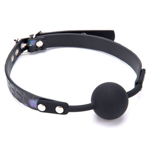Balle de gag souple pour jeux sexuels, gag à bouche ouverte, bondage BDSM, balle buccale, pour femmes et couples, jeux sexuels pour adultes, accessoires érotiques, <span class=keywords><strong>harnais</strong></span> - Product Image 1