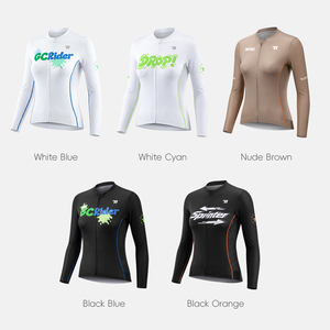WEST BIKING 女性用通気性速乾サイクリングジャージ軽量ストレッチ長袖バイクシャツロード MTB サイクリング夏用 - Product Image 6