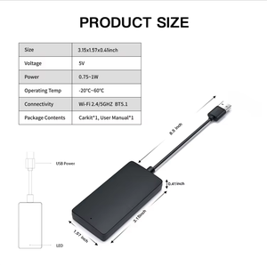 Adaptador Carbitlink Easylink Easyconnection para CarPlay Inalámbrico y Android Auto 2 en 1, Conexión Automática Plug & Play, Compatible con el 98% de los Autos - Product Image 6