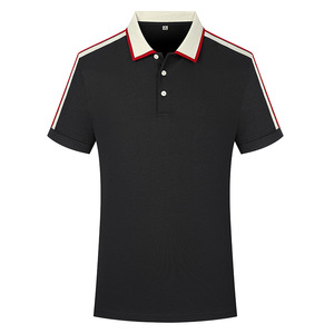 Polo de algodón 100% de alta calidad para hombre, camisa de verano de manga corta con solapa personalizada 5A, ropa de trabajo con estampado de bordado antibacteriano - Product Image 5