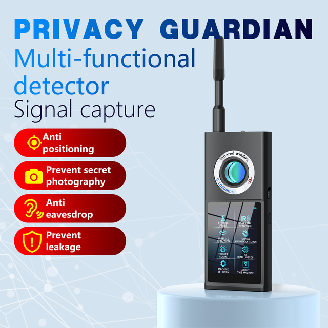 F888 Professional Anti Spy Hidden Camera Detector Wireless RF Signal Detector Full Touch Screen GPS Tracker Detection Device
