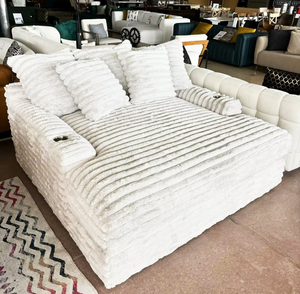 Jiening Section de canapé en tissu velours côtelé modulaire Canapé de salon pour villas Canapé de cinéma maison - Product Image 2