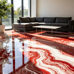 Revêtement de sol époxy industriel sans solvant Alida, liquide pigmenté pour adhésifs et mastics de construction, application au pinceau - Product Image 4