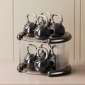 Estante de almacenamiento de cosméticos, organizador giratorio de 3 niveles para escritorio, maquillaje, cuidado de la piel, perfume, diseño moderno, ligero - Product Image 3
