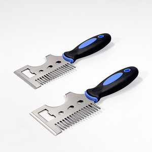 Espátula de Acero Inoxidable 420 en Forma de Peine, Hoja Recta de 8 Pulgadas para Limpieza de Rodillos y Aplicación de Pintura - Product Image 4