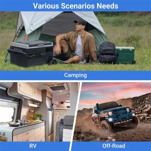 Réfrigérateur de voiture portable électrique 50L 12V/24V/220V avec compresseur pour camping-car et hôtel - Product Image 6