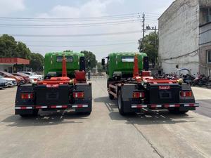 HOWO ยกเบ็ดพร้อมที่เก็บขยะ5-25cbm ยกแขนไฮดรอลิก - Product Image 5