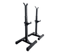 Support de Squat Réglable, Station de Musculation Indépendante Robuste pour Haltères, Équipement de Fitness pour Entraînement à Domicile