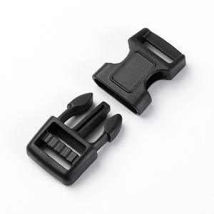 Sangle à boucle réglable 15 mm en alliage de zinc noir avec boucle à cliquet pour sac à dos, sac banane, randonnée, sangles de transport - Product Image 3