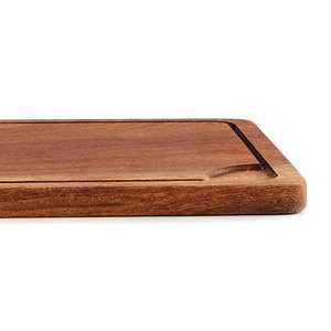 Set <span class=keywords><strong>di</strong></span> 3 Taglieri Quadrati in Legno <span class=keywords><strong>di</strong></span> Ebano Naturale Ecologico, Riutilizzabili e Resistenti, Spessore 1,5 cm - Product Image 5