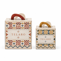 Cajas de Pizza de Cartón Kraft Impresas con Lámina Dorada UV Mate Biodegradable Personalizadas para Comida Rápida para Llevar