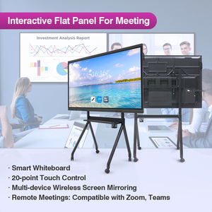 Tableau blanc interactif intelligent pour l'éducation scolaire et les réunions d'entreprise, 65 à 110 pouces, avec Android 15, caméra IA et multi-écrans - Product Image 3