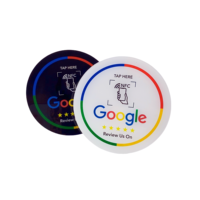 Acrylique NFC Stand Tap Cartes de contrôle d'accès 213/215/216 Google Review Card Sticker