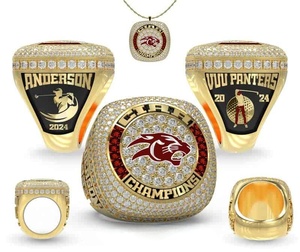 2026 Customized Rose Gold Plated Alloy Champion Ring for Baseball Softball Football-Manufacturer Direct Sales - Product Image 4