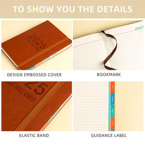 สายหนังวาง<span class=keywords><strong>แผน</strong></span>รายวันพิมพ์ลายสมุดโน๊ตปฏิทินธุรกิจภาษาอังกฤษ2025 A5 - Product Image 2