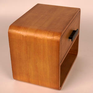 กล่องเก็บของบนโต๊ะทำงานไม้เบนท์วูดสไตล์วินเทจ พร้อมลิ้นชัก 1 ช่อง และชั้นวางแบบเปิด  ตู้จัดระเบียบโต๊ะทำงานอเนกประสงค์ทำจากไม้ธรรมชาติ - Product Image 5