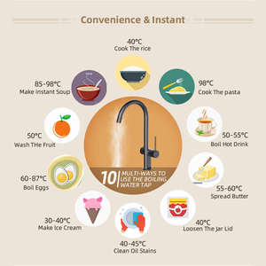 Smart Torneiras electrónico 3 en 1 hirviendo y puro debajo del fregadero dispensador de agua grifos y grifos para Hotel apartamento Cocina - Product Image 6