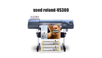Plotter de Impresión y Corte Roland Eco Solvente VS300 Usado, Puede Imprimir Pancartas, Adhesivos y Pósters para Pequeñas Empresas