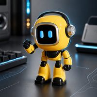 Robot jouet à commande vocale, robot interactif IA, 37 langues, robot éducatif intelligent avec WiFi rechargeable, cadeau pour enfants