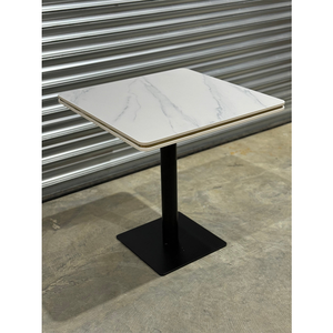 Tavolino moderno in marmo <span class=keywords><strong>quadrato</strong></span> <span class=keywords><strong>nero</strong></span> con piede <span class=keywords><strong>quadrato</strong></span> <span class=keywords><strong>nero</strong></span> - Product Image 6