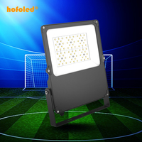 Projecteur LED 200W 300W 400W pour terrains de sport, arènes, stades, indice de protection IP66, corps de lampe en aluminium et verre, alimentation CA
