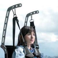 Fauteuil roulant de rééducation électrique pliable et léger (47 kg) avec fonction de transfert pour usage hospitalier, capacité de charge 100 kg