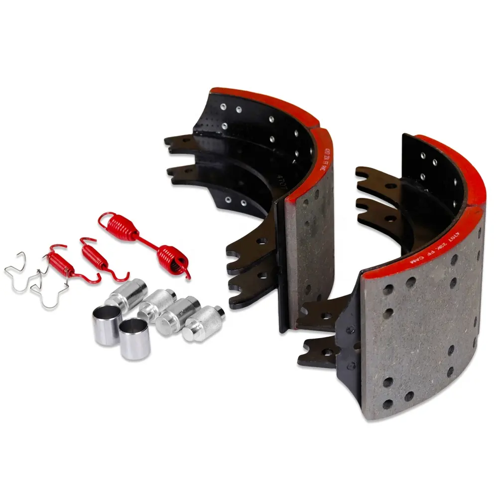 Heavy duty parts 4709 4707 4515 truck brake shoe with repair kits