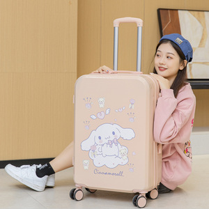 Printed Logo Trolley Case 20 Inch Carry On Luggage With Lock Spinner <b>Wheels</b> Unisex Travel <b>Suitcase</b> Spring 2023 - Product Image 3