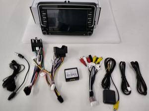 Android 12 Universal 7 "GPS para coche Pantalla de radio universal para VW Golf Bora TS18 <span class=keywords><strong>4</strong></span> + 64 CARPLAY con botón físico de estilo original - Product Image 4