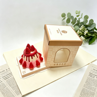 Boîte à gâteau en carton transparente, pliable pour le rangement, emballage cadeau pour pâtisserie, vente en gros pour marques de pâtisserie
