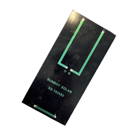 Mini panneau solaire 6V à 22% d'efficacité, 192*92mm, module de charge de batterie DIY en silicium monocristallin PET standard, solaire