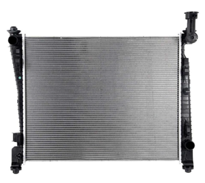 Pièces du système de refroidissement automobile Réservoir d'eau de radiateur en plastique en aluminium pour Jeep Grand Cherokee Radiateur de camion OEM 55038001AG - Product Image 1