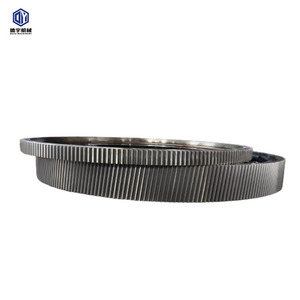 Fabricante de engranajes de China, horno de cemento personalizado, fundición de acero de aleación, engranaje de circunferencia de gran diámetro, engranaje de anillo grande - Product Image 1