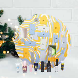 Boîte d'emballage <span class=keywords><strong>de</strong></span> calendrier <span class=keywords><strong>de</strong></span> l'avent <span class=keywords><strong>de</strong></span> Noël recyclé stratification brillante avec utilisation <span class=keywords><strong>de</strong></span> faux <span class=keywords><strong>cils</strong></span> - Product Image 6