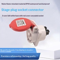 Connecteur de prise HFE mâle et femelle, nouvelle version, prise d'alimentation 3 pôles 16A, étanche IP44, 220-240V
