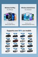 Nuevo Dongle Inalámbrico Ottocast CP88-M Mini Cube para Carplay 2 en 1, Adaptador Android Auto, Conectividad para Auto, Mini Smart Box