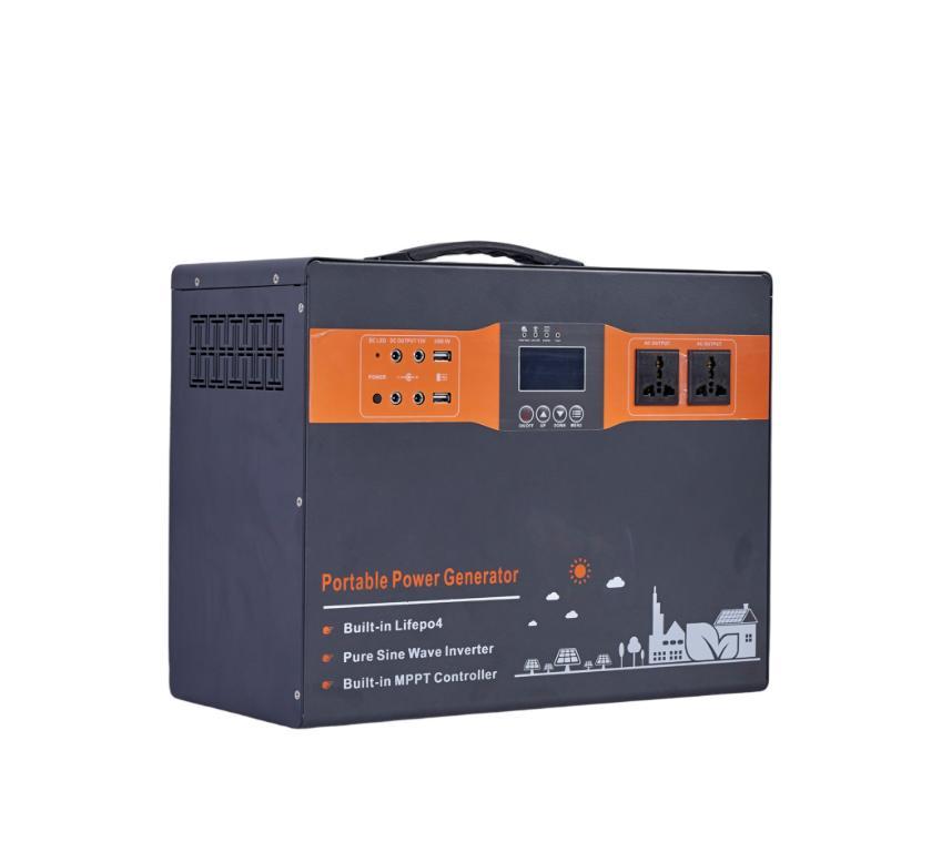 All in One Solar Power System 1000W Portable Solar Generator for Home Off Grid Power Supply