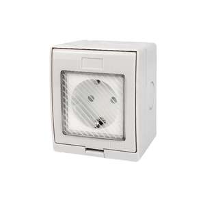 欧州ドイツ壁ソケットEUプラグ付きIP55ドイツ防水・耐防屋外オープンソケット - Product Image 5