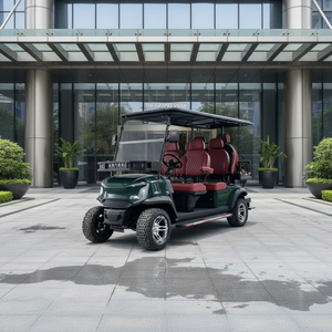 Voiturette de <span class=keywords><strong>golf</strong></span> électrique 4 places de haute qualité avec batterie longue portée et châssis robuste pour les terrains de <span class=keywords><strong>golf</strong></span>, les centres de villégiature et l'usage commercial - Product Image 1