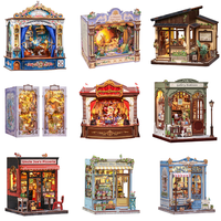 Kit de Bricolage Maison Miniature 3D en Bois - Cadeau Idéal - Puzzle DIY - Jouet en Bois à Assembler