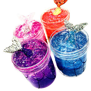 New Popularity shining slime hot sale slime, colorful magic changing slime