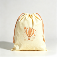 Sac à cordon personnalisé avec logo, motif lapin mignon, pochette de rangement réutilisable pour cadeaux, fêtes et organisation quotidienne