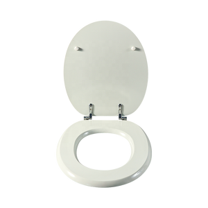 Coprisedile wc in legno di colore bianco popolare in MDF europa - Product Image 3